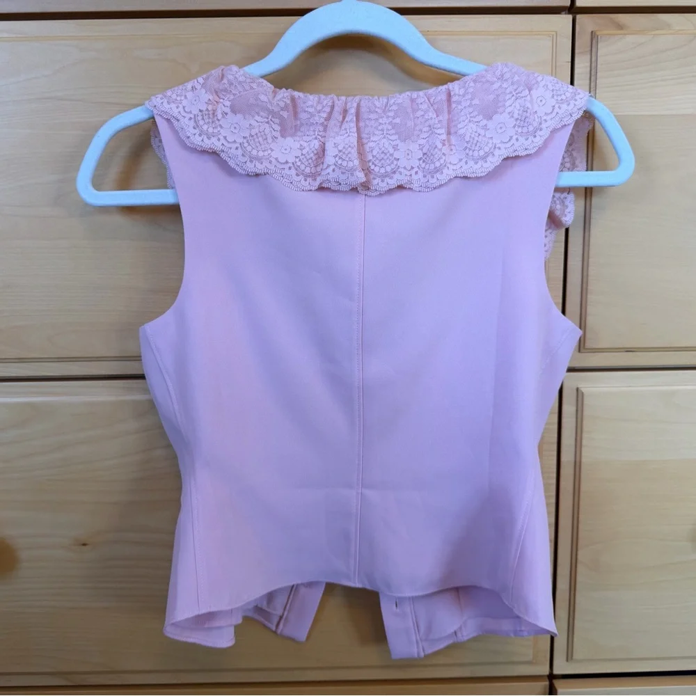 Pink Danielle Guizio Paloma Top - Picture 3 of 4